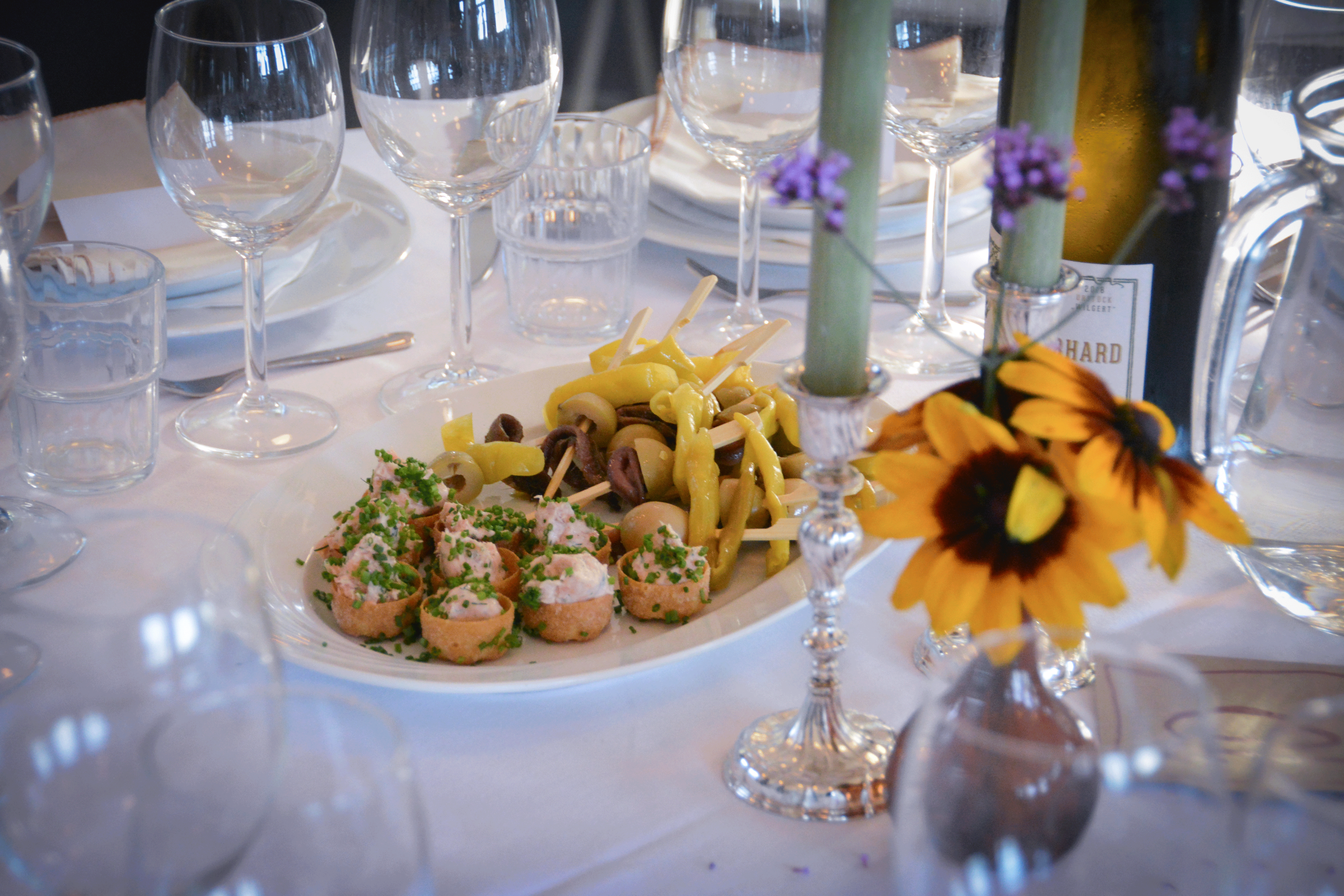 Ret på opdækket bord